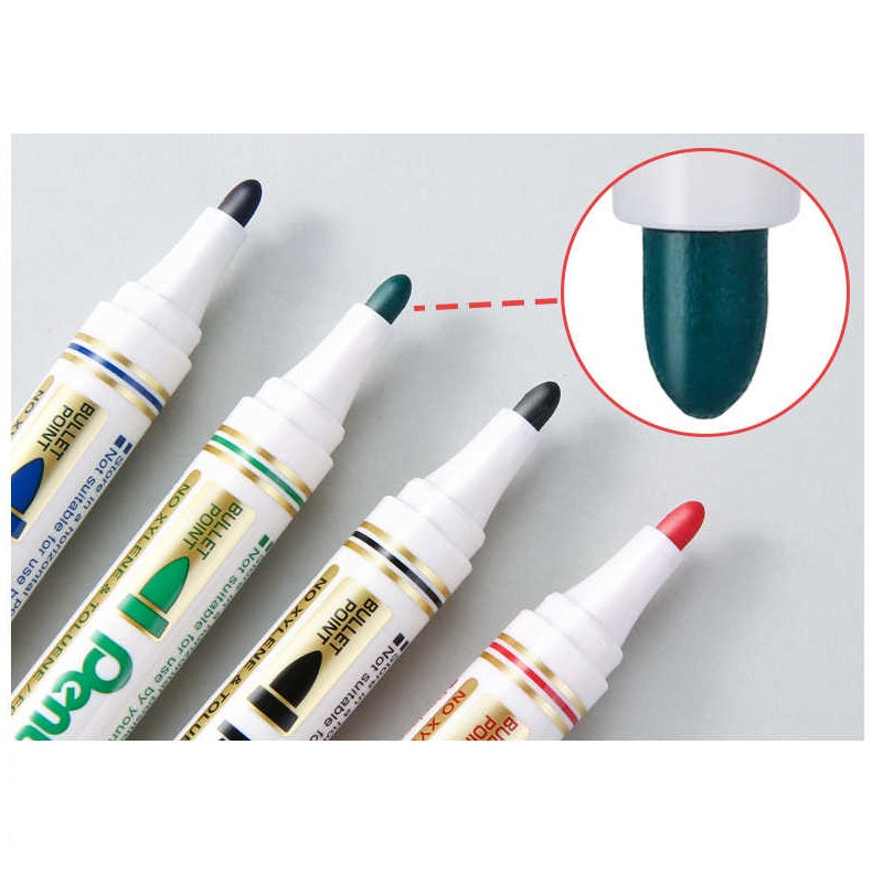 Pentel Everyday Drywipe White Board Markers 2.0mm Bullet Point MW85 4 Pack