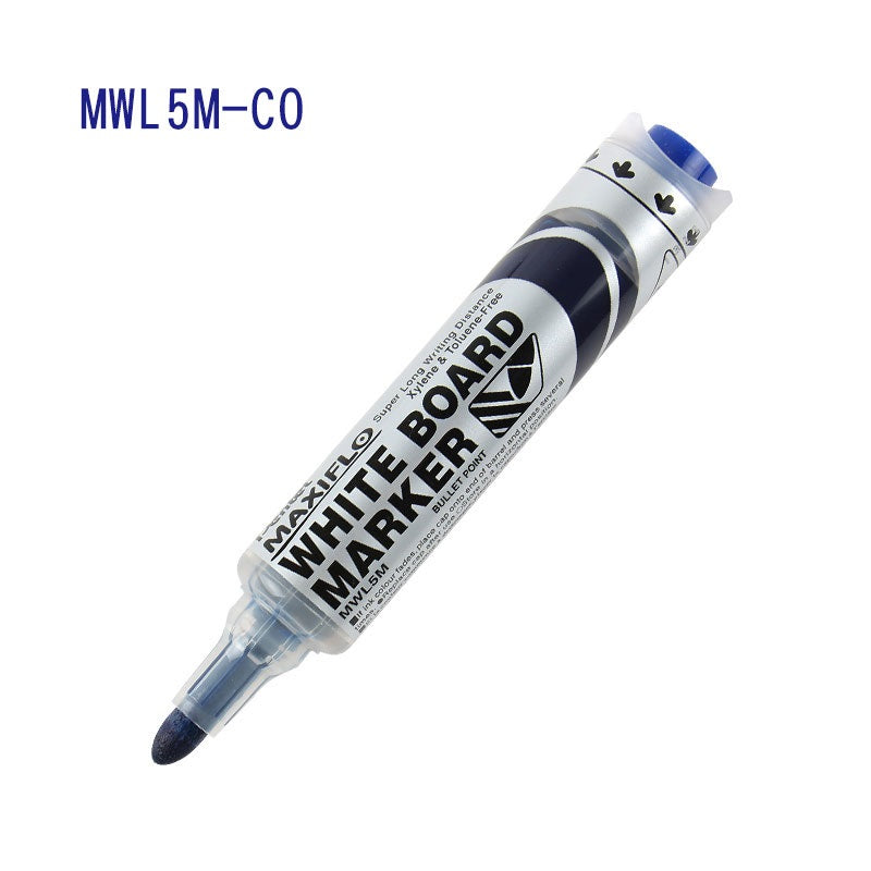 Pentel Maxiflo Whiteboard Marker Pen 6.0MM Bullet Tip MWL5M 4 Pack