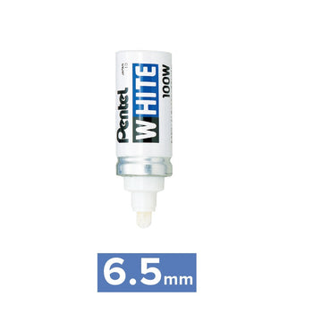 Pentel Permanent Marker, White, Fine Point, 1-Pack (100W-F/S/M)