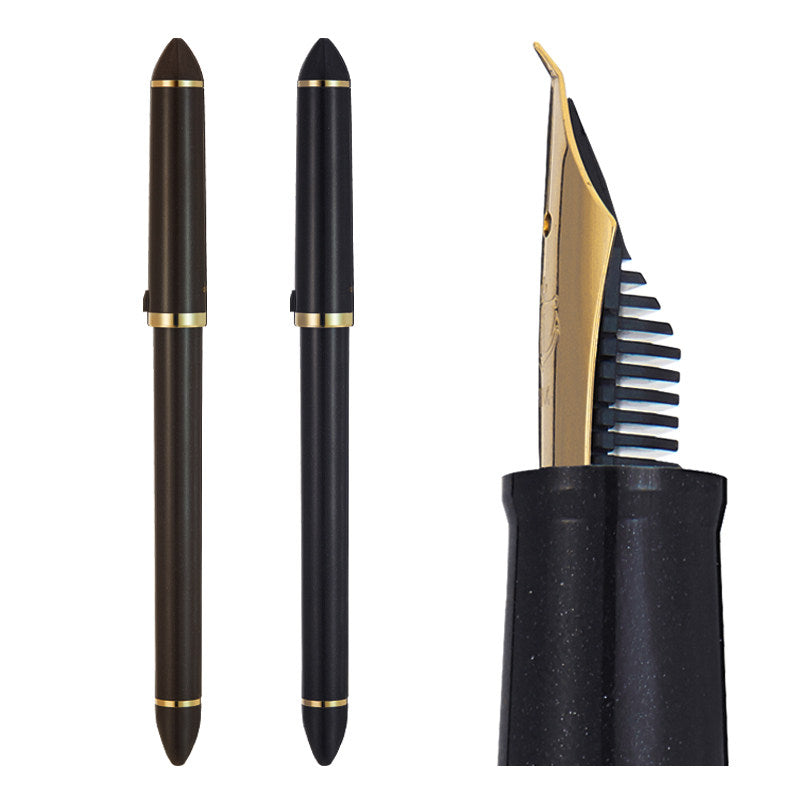 SAILOR Fude De Mannen Calligraphy Fountain Pen – Long Barrel, 40-Degree Nib