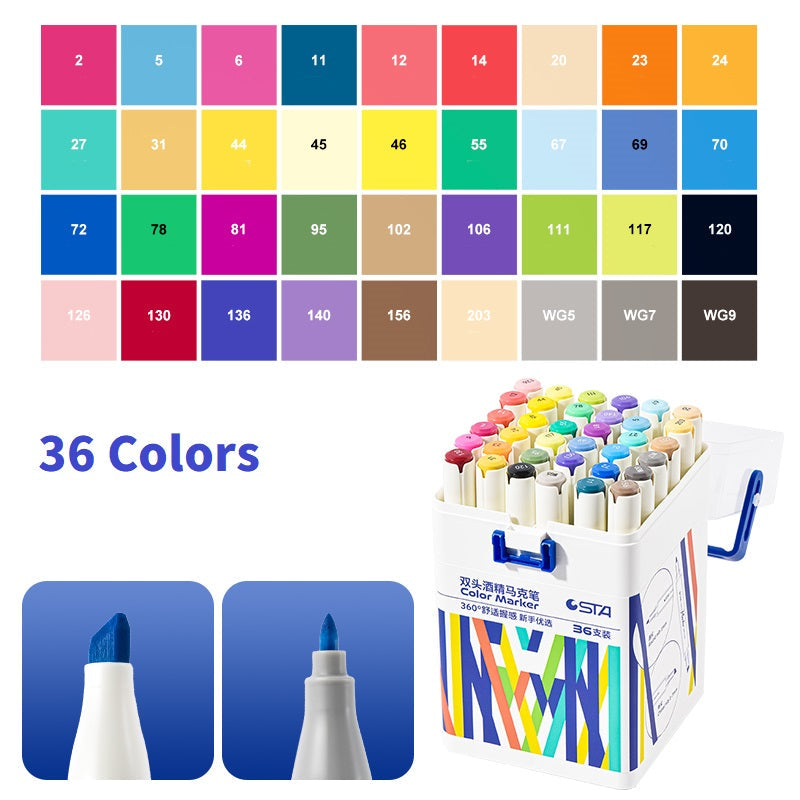 STA 9103 Dual Tip Alcohol Markers