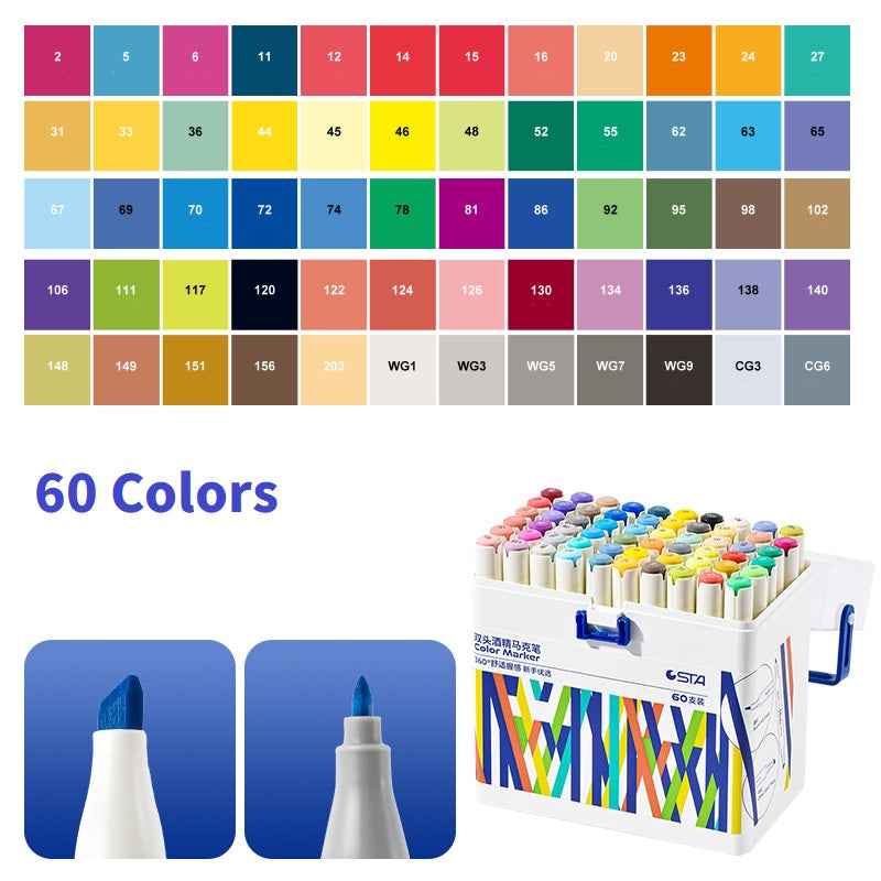 STA 9103 Dual Tip Alcohol Markers