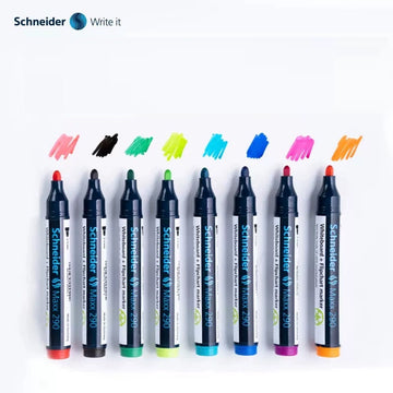 Schneider Maxx 290 Whiteboard Flipchart Marker,2-3 mm,8 Color Pack