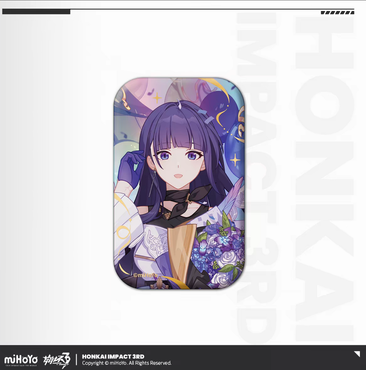 Honkai Impact 3rd Birthday Tin Badge Set