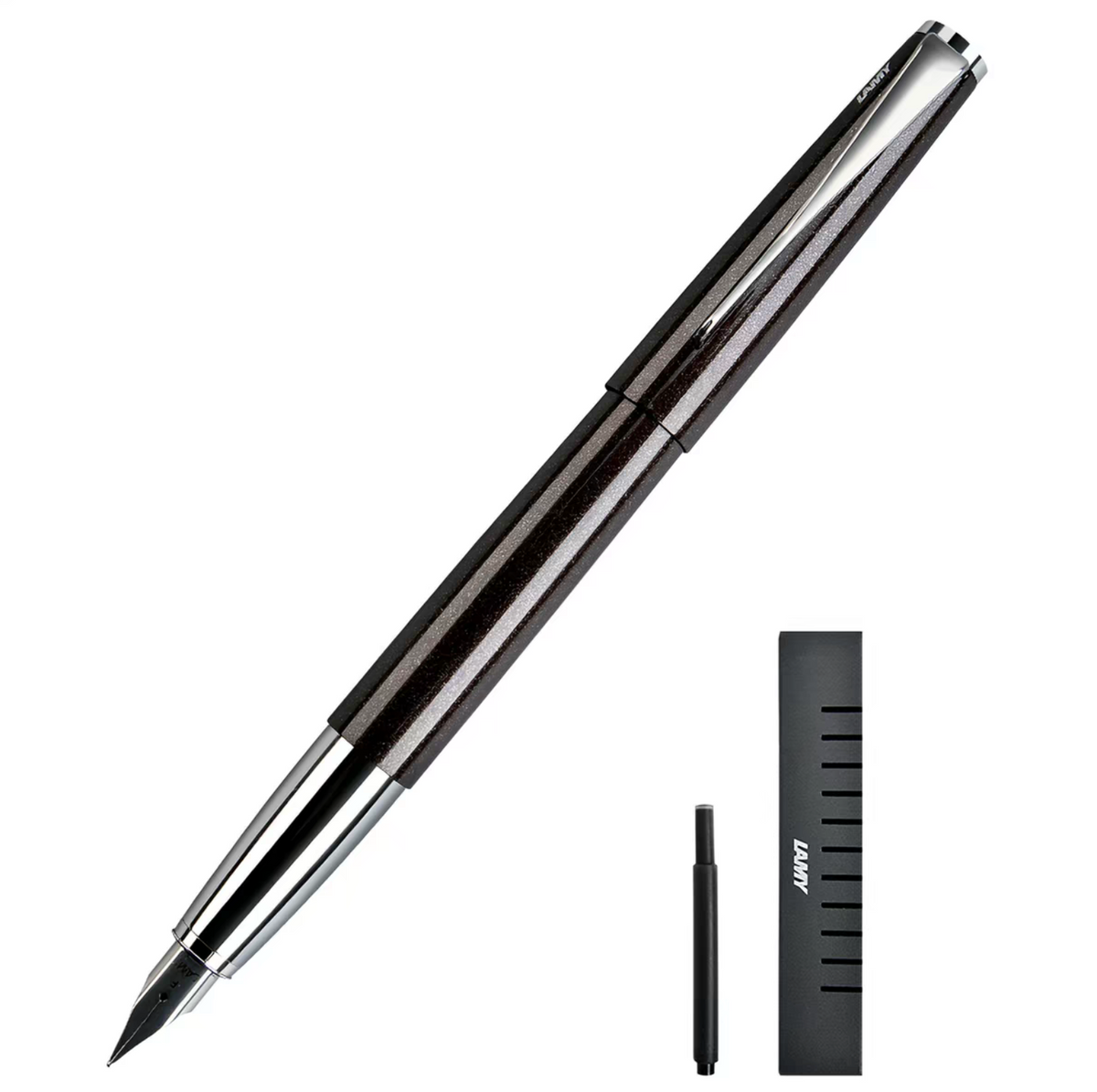 LAMY Studio Fountain Pen Dark Brown Special Edition with gift box and sleeve