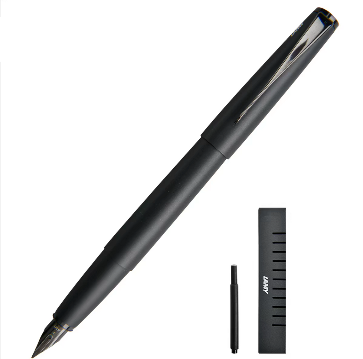 LAMY Studio Fountain Pen Matte Black Special Edition with gift box and sleeve