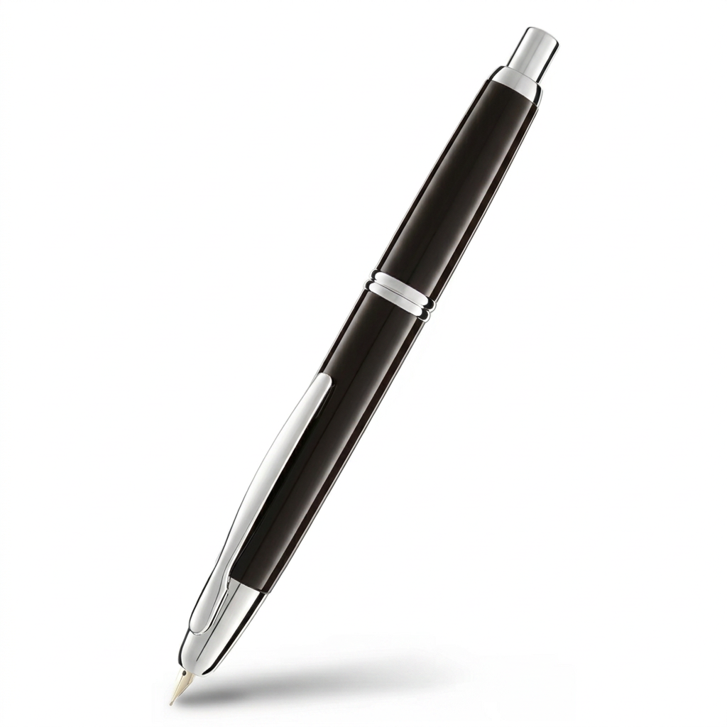 Pilot Capless Silver Trim Fountain Pen