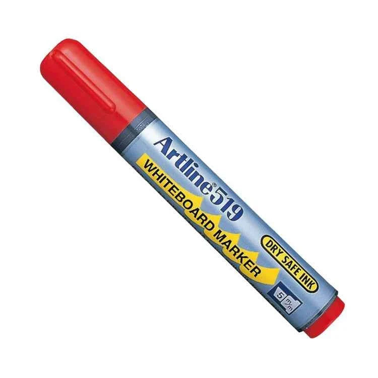 Artline 519 Day-Safe Whiteboard Markers | 2.0-5.0mm Chisel Tip | 4 Pack