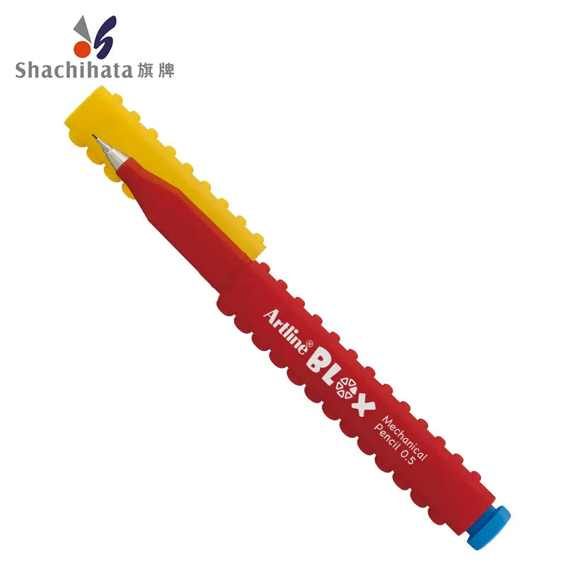 Shachihata Artline Blox Mechanical Pencil - 0.5 mm Red
