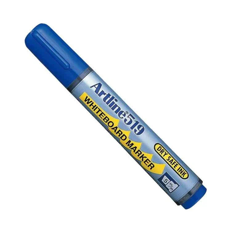 Artline 519 Day-Safe Whiteboard Markers | 2.0-5.0mm Chisel Tip | 4 Pack