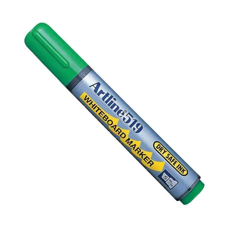 Artline 519 Day-Safe Whiteboard Markers | 2.0-5.0mm Chisel Tip | 4 Pack