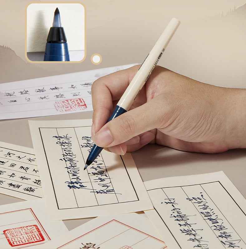 TOME Brush Marker Pens – 8-Color Soft Tip Calligraphy & Drawing Pens