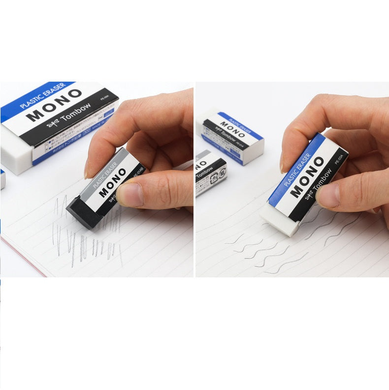 Tombow MONO PE-01A Plastic Eraser Small 5-Pack