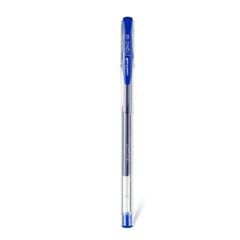 Uni-ball Signo UM-100 Gel Ink Pen - 0.5 mm -10Pcs Blue