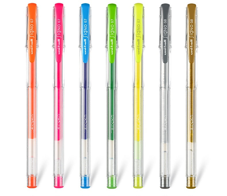 Uni-ball Signo UM-100 Gel Ink Pen - 0.8 mm -10Pcs