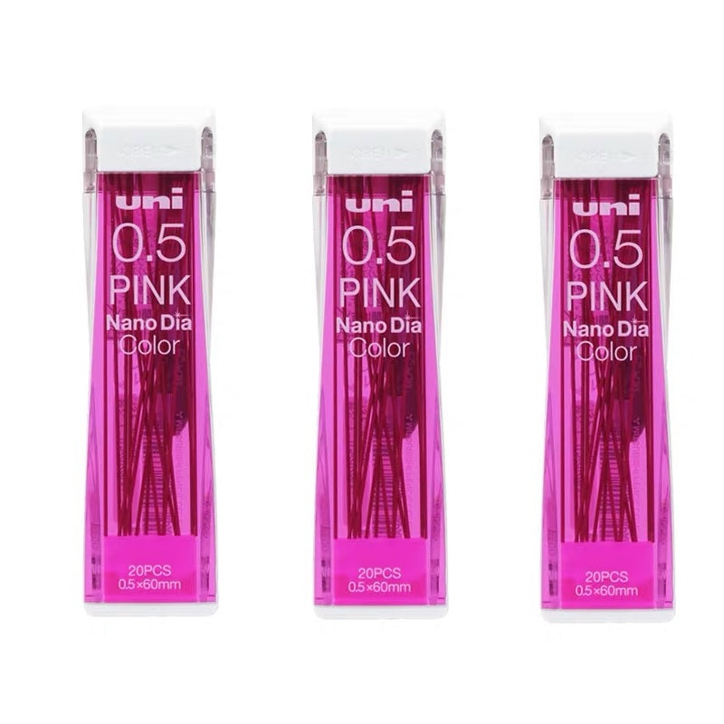 Uni NanoDia Color Pencil Leads 3-Pack