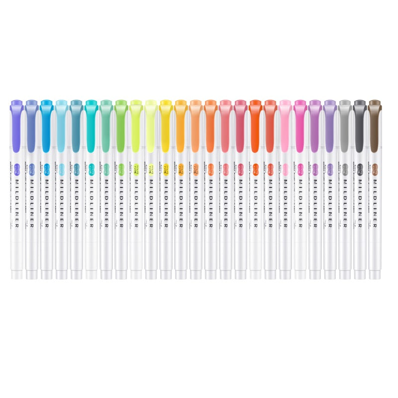 Zebra Mildliner Dual Tip Highlighters 25-Pack