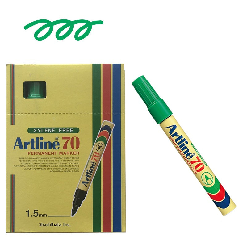 Artline 70 Bullet Permanent Markers 12-Pack