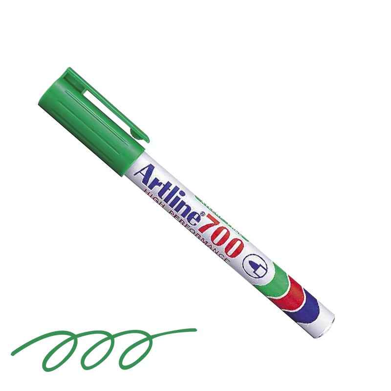 Artline 700 Permanent Marker,0.7mm Fine Tip,3 Pack