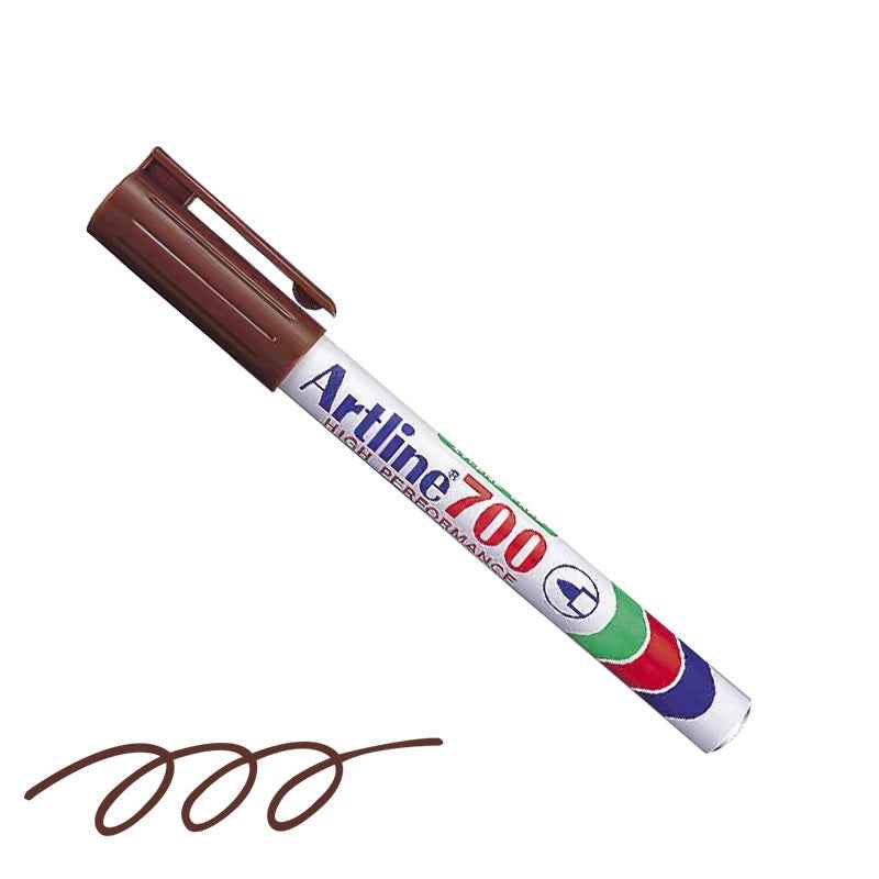 Artline 700 Permanent Marker,0.7mm Fine Tip,3 Pack