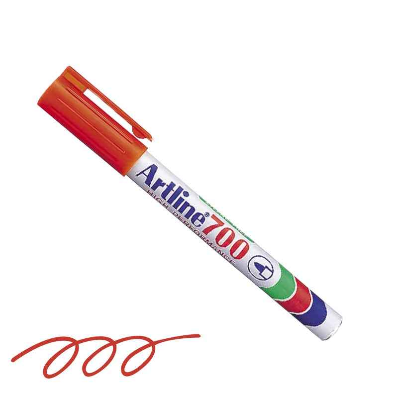 Artline 700 Permanent Marker,0.7mm Fine Tip,3 Pack