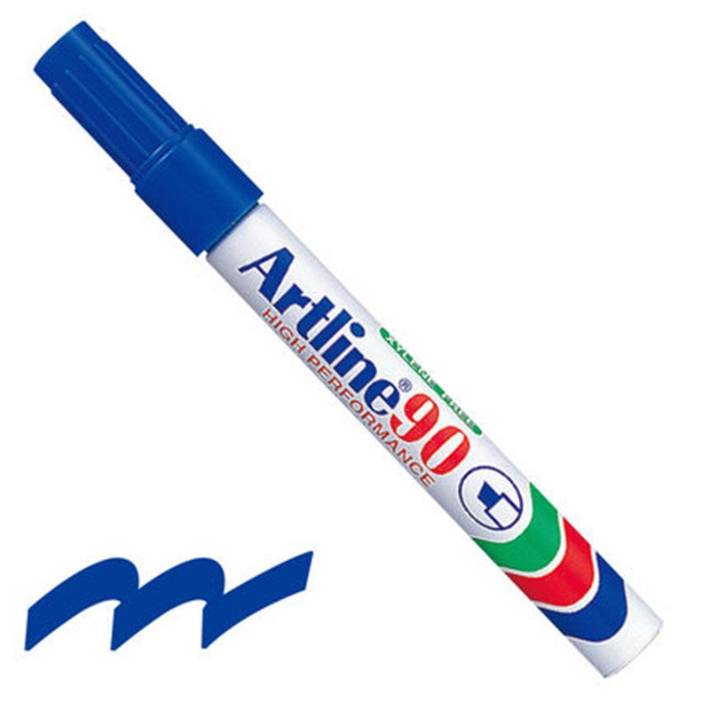Artline 90 Chisel Permanent Markers 3-Pack