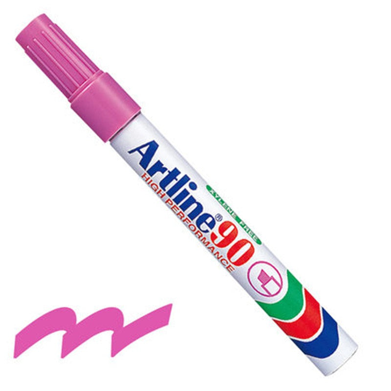 Artline 90 Chisel Permanent Markers 3-Pack
