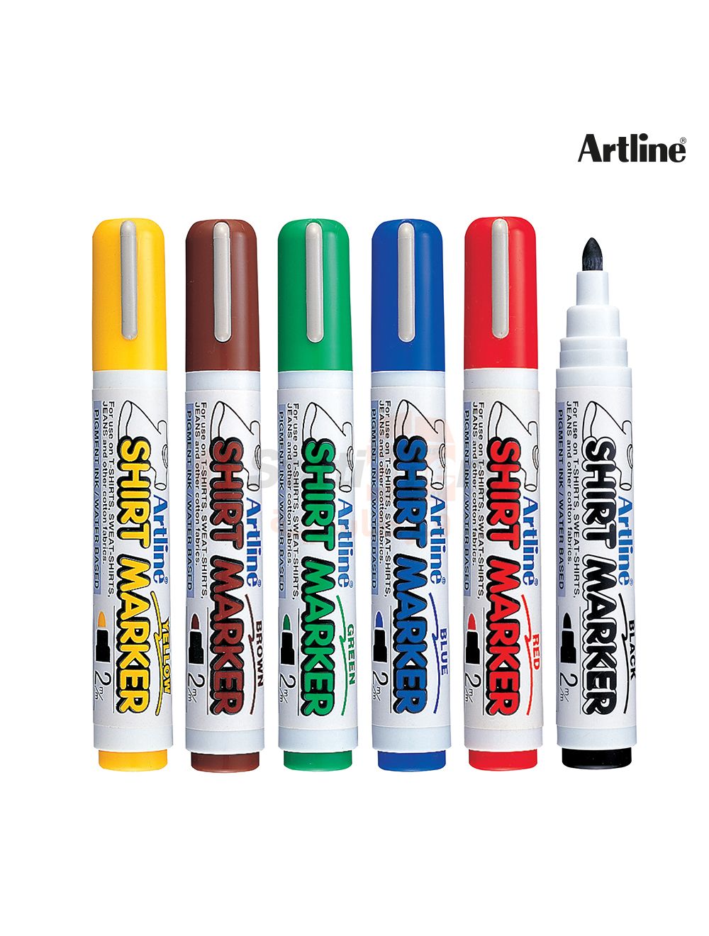 Artline Tshirt Marker Set of 6