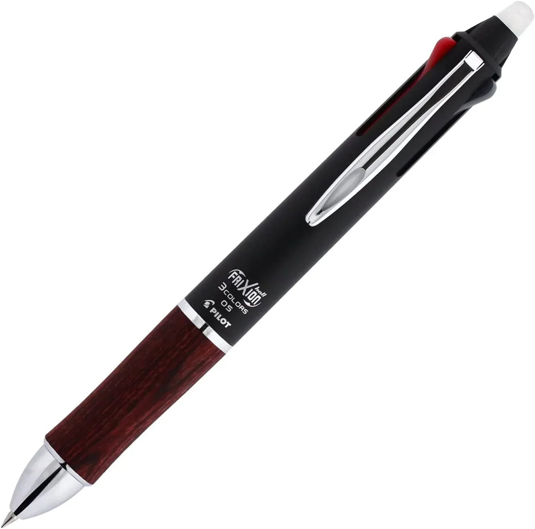 Pilot Frixion Ball 3 Colors Wood Erasable Ballpoint Pen