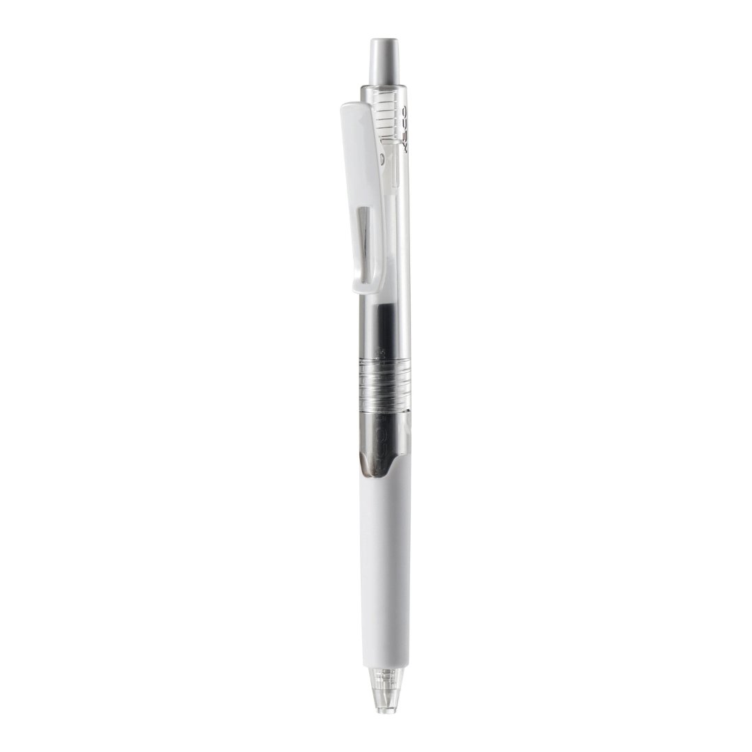 Kaco K9 Gel Ink Pen Transparent 0.5mm,5 Pack 0.5mm Grey