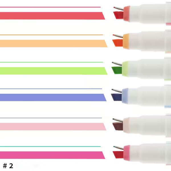Sun-Star Ninipie Pen & Marker Highlighters 6 Color Set