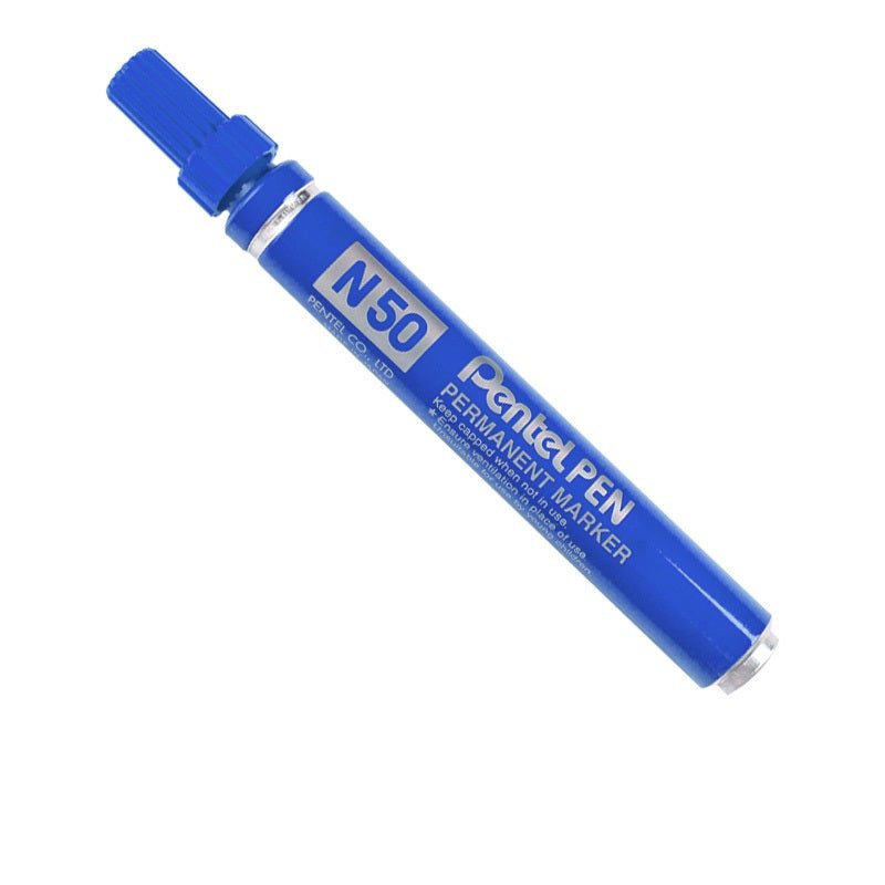 Pentel N50 Permanent Marker Pen Bullet Tip 4 Pack