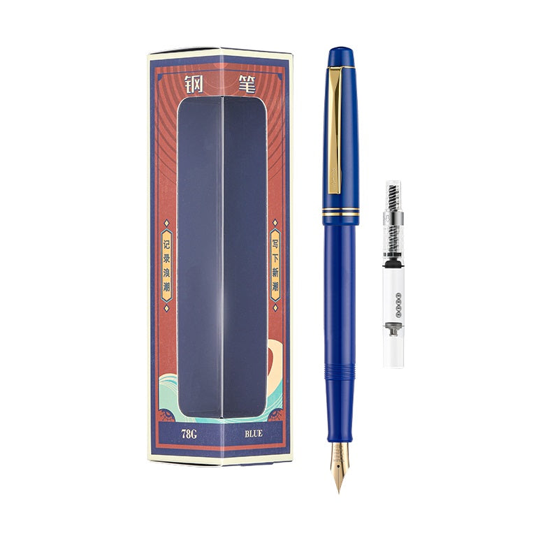 Pilot Fountain Pen 78G With Converter 22K Gold-Plated