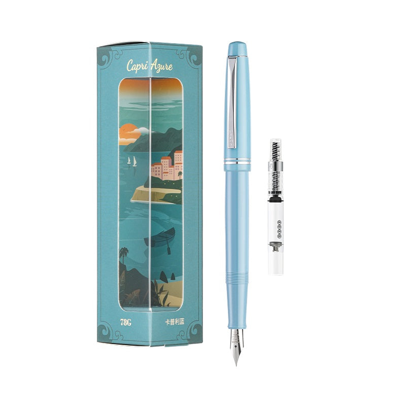 Pilot Fountain Pen 78G With Converter 22K Gold-Plated