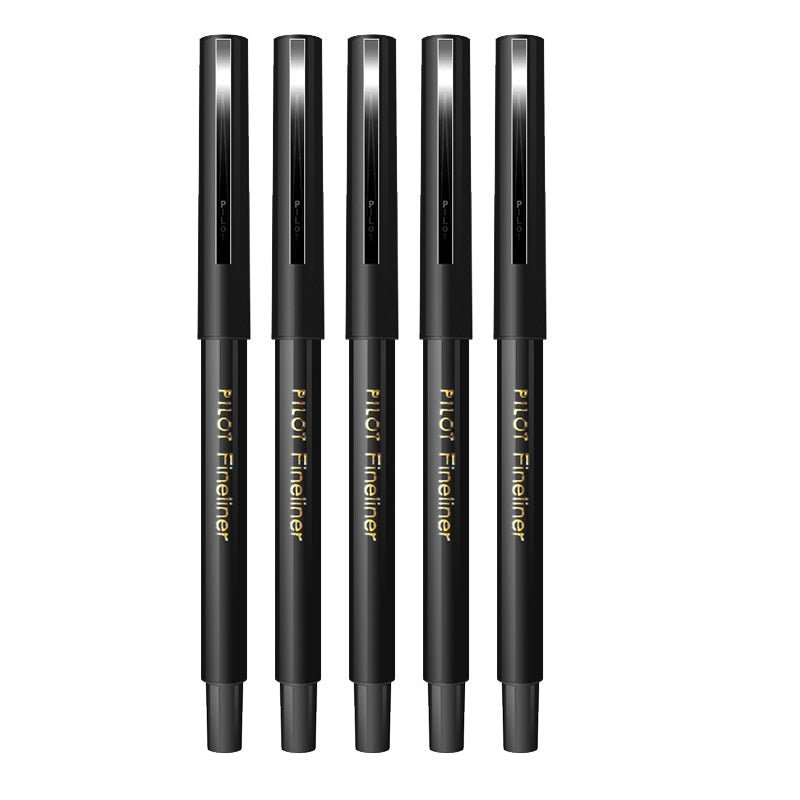 PILOT Fineliner Marker Pens,0.4mm Fine Point,Black/Blue/Red Ink,5-Pack