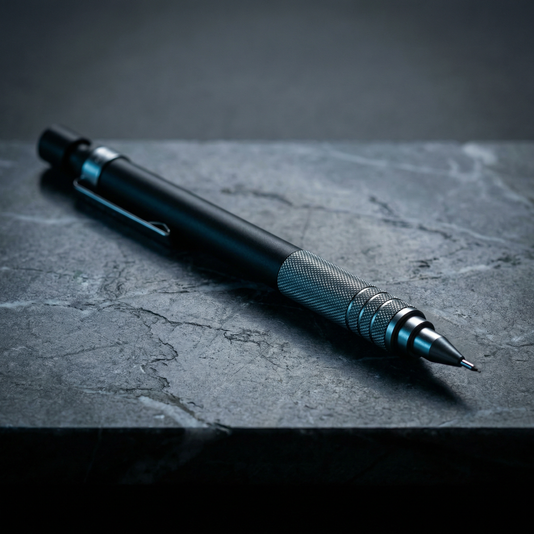 Platinum Pro-Use 171 MSDA-2500B Mechanical Pencil 0.5mm Matte Black - Product Photo