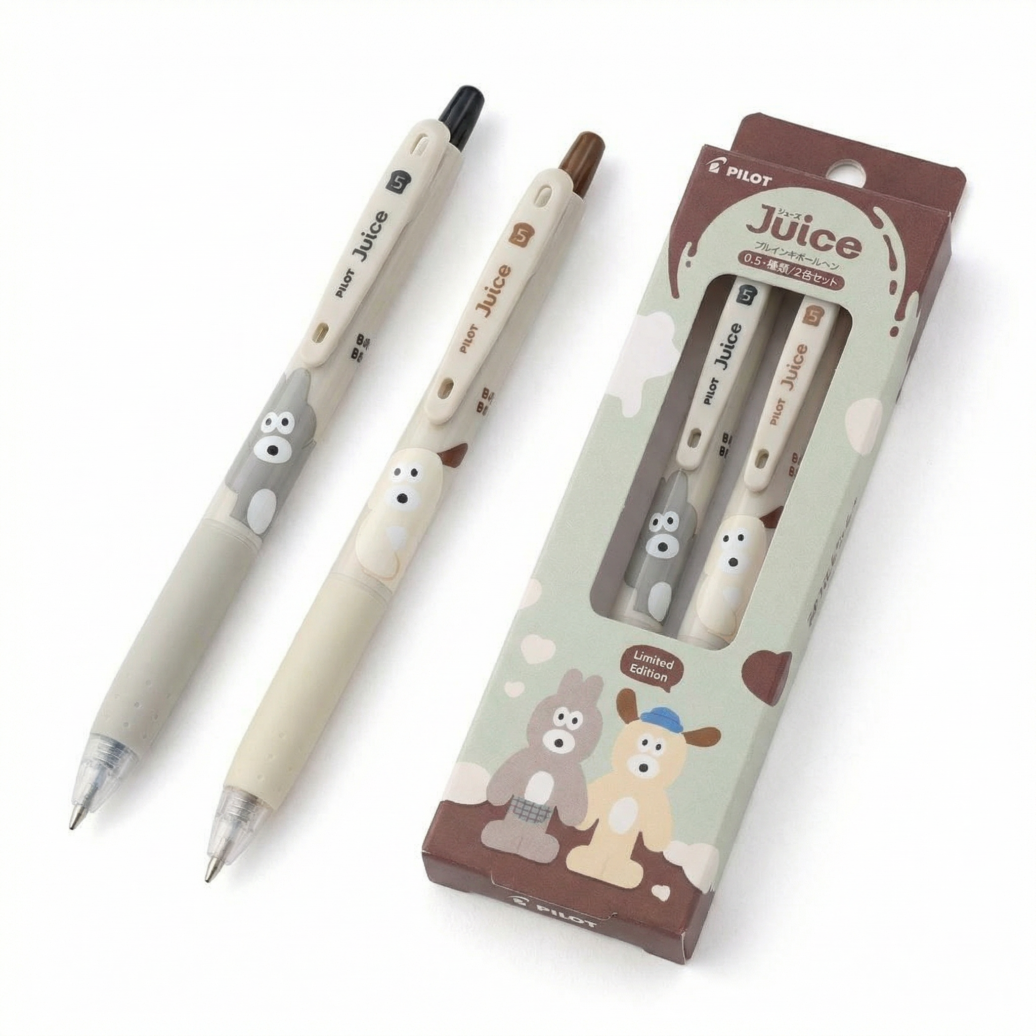 PILOT Juice Brunch Brothers Gel Pens - Japanese Stationery Desk Setup