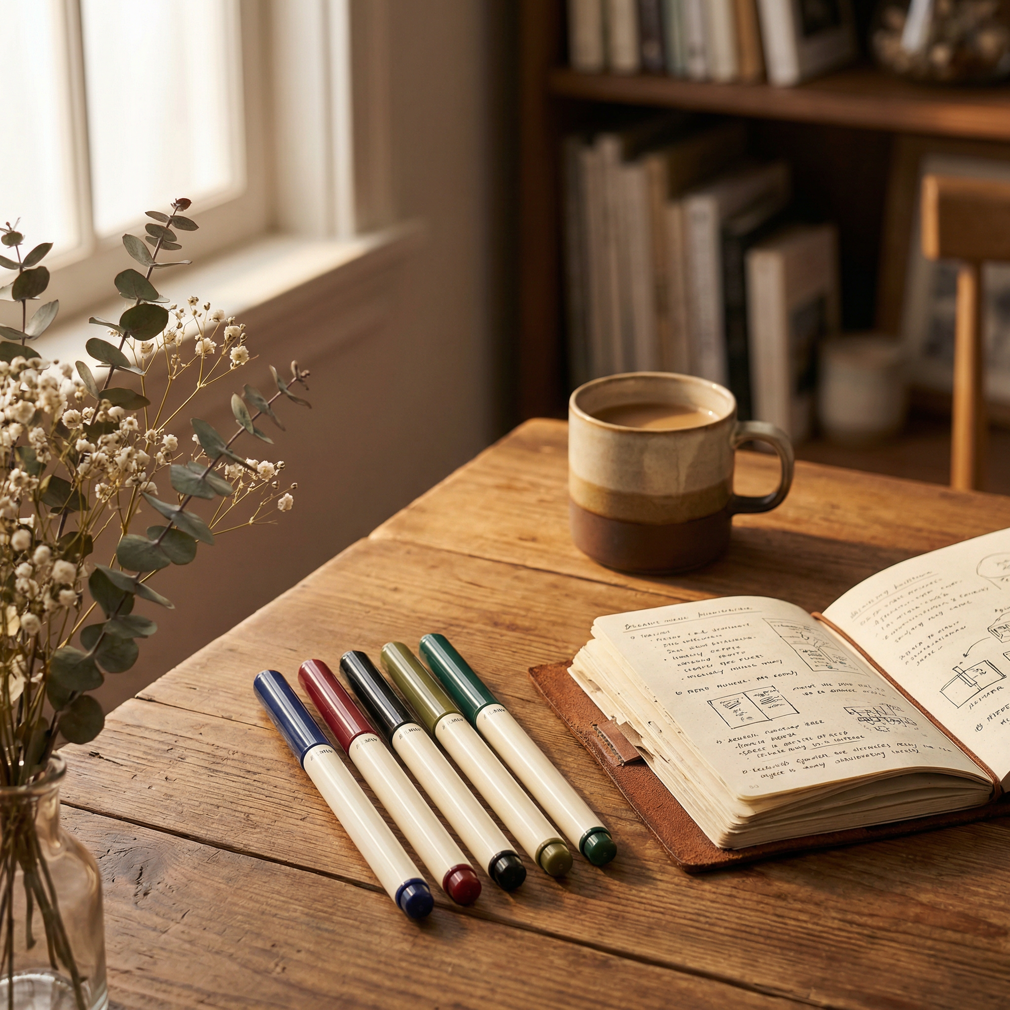 Pilot ILMILY Nuance Black Gel Pen 0.5mm | 5-Colour Set