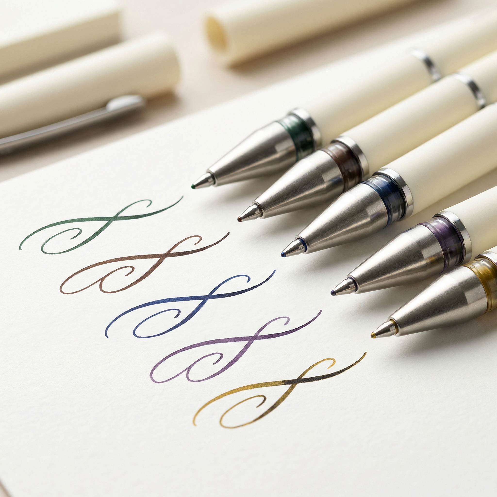 Pilot ILMILY Nuance Black Gel Pen 0.5mm | 5-Colour Set
