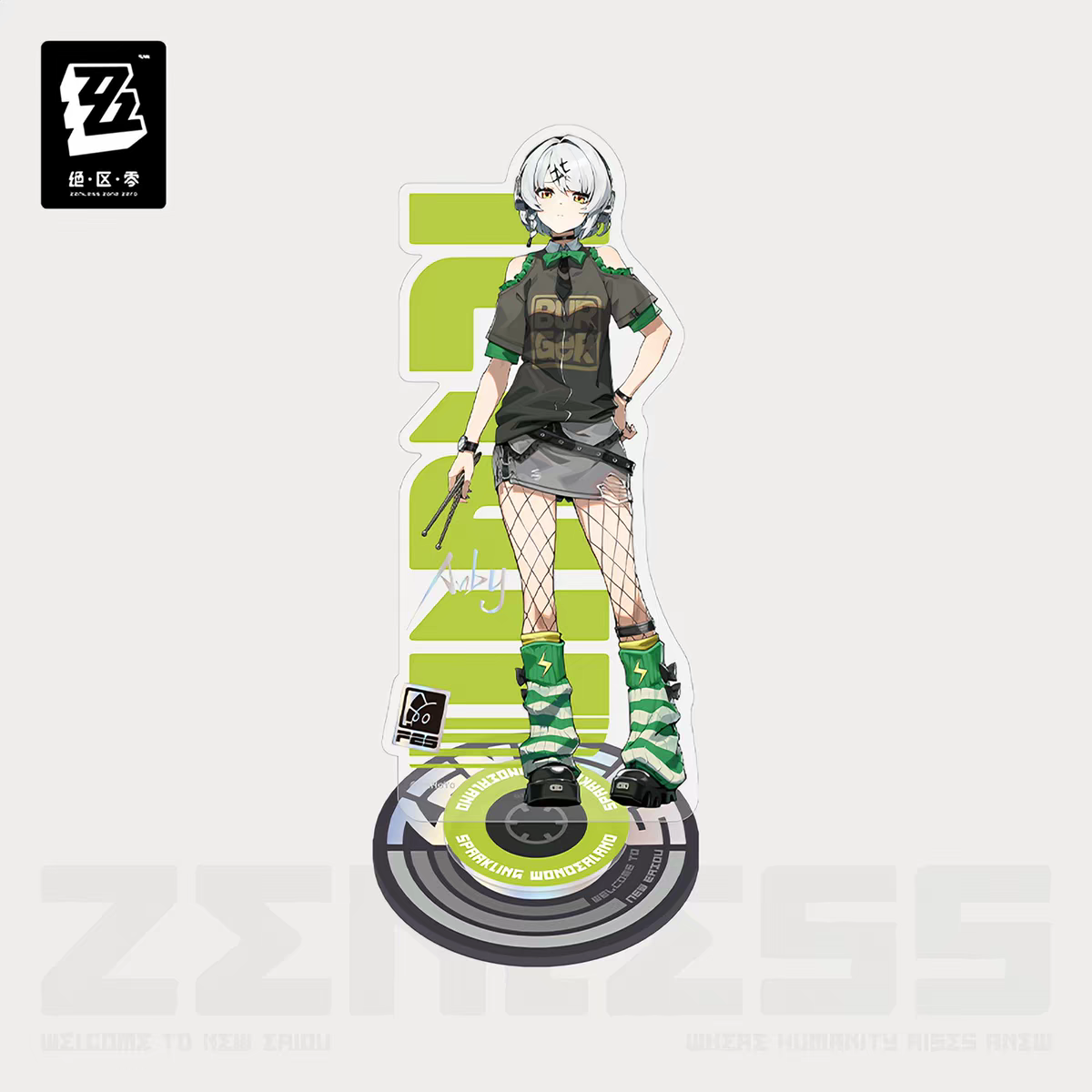 Zenless Zone Zero Sparkling Spinning Acrylic Stand