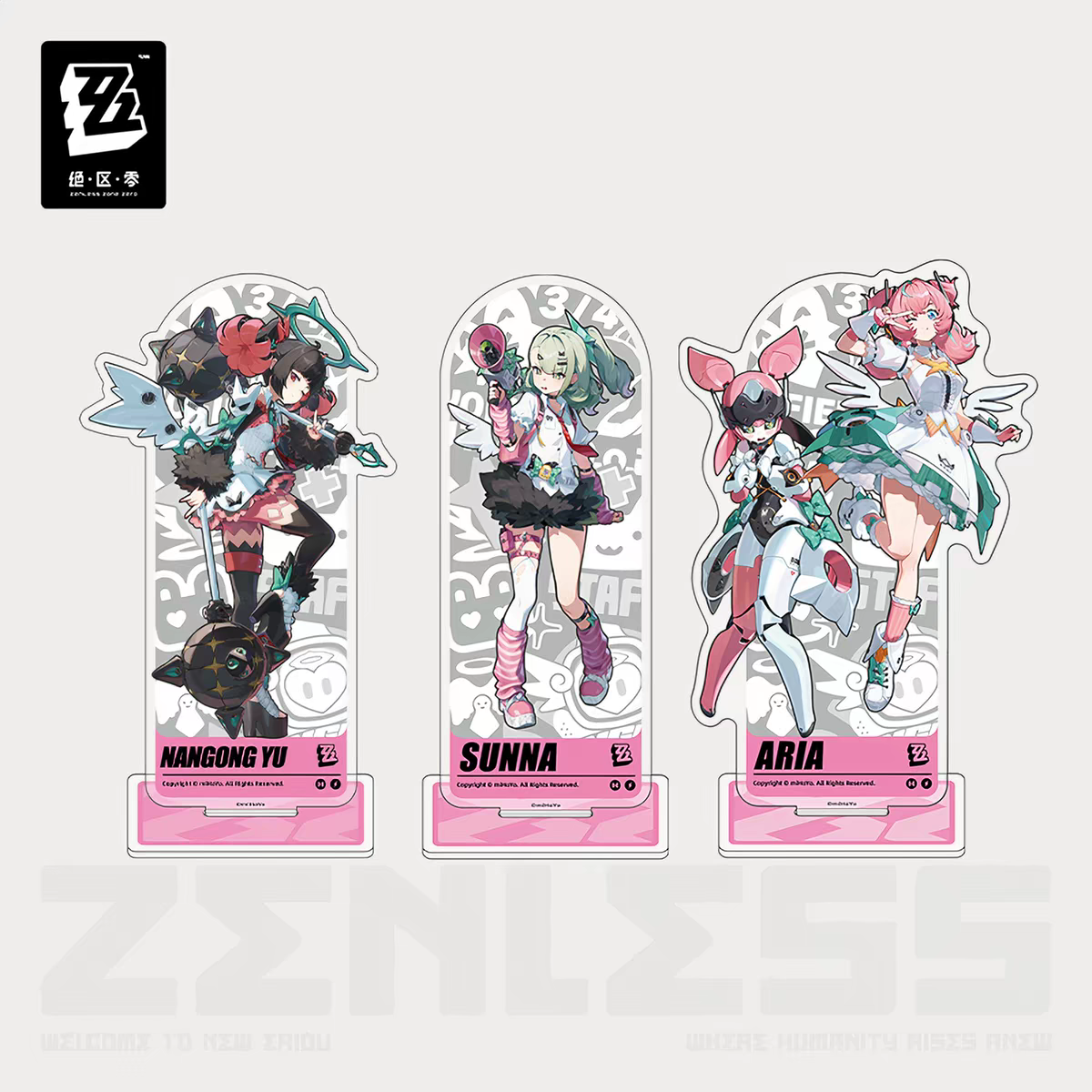 Zenless Zone Zero Delusion Angel Acrylic Set