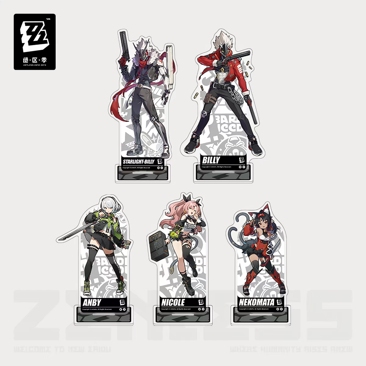 ZZZ Cunning Hares Acrylic Stand