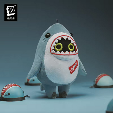 Zenless Zone Zero Sharkboo Plush Keychain