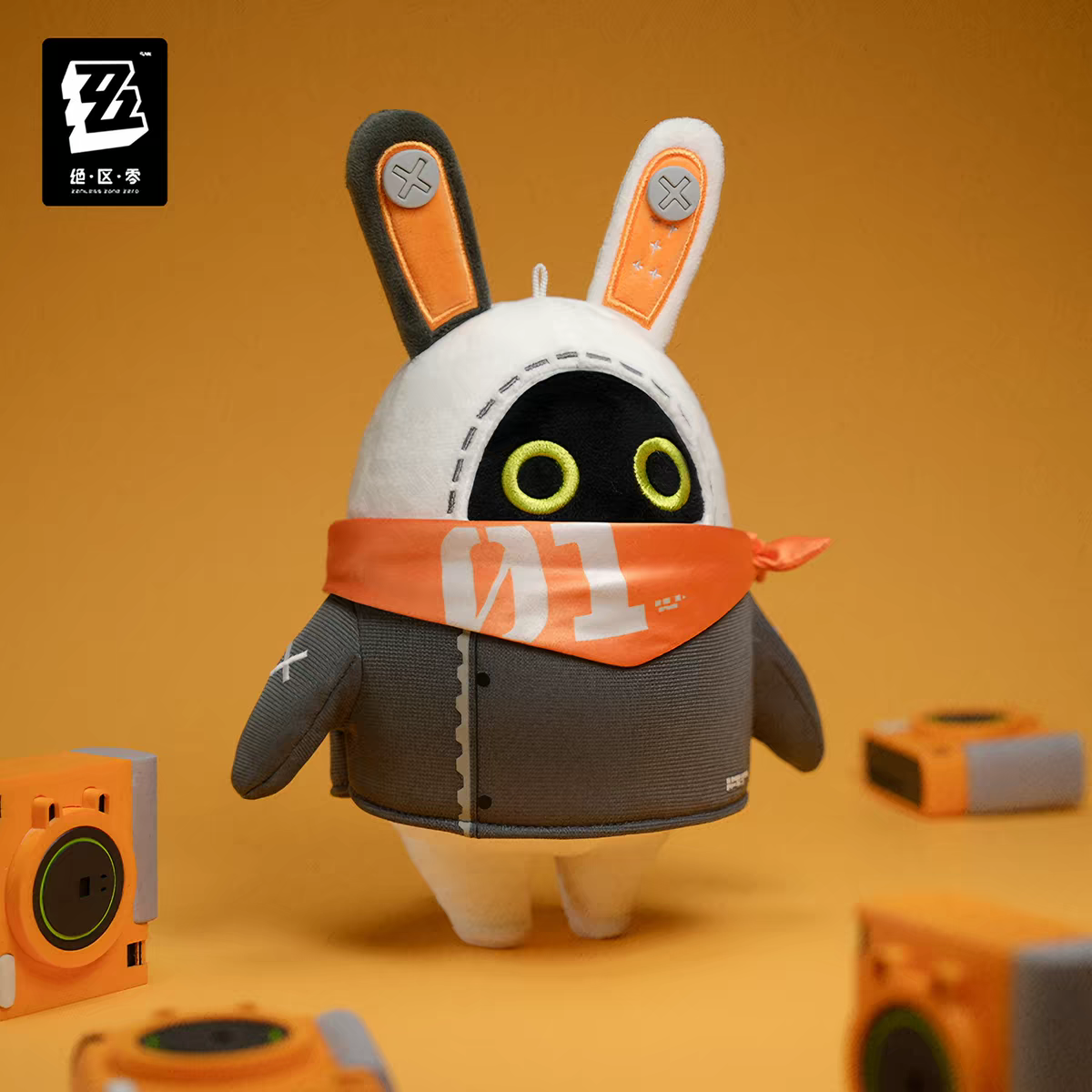 Zenless Zone Zero Eous Bangboo Plush Keychain
