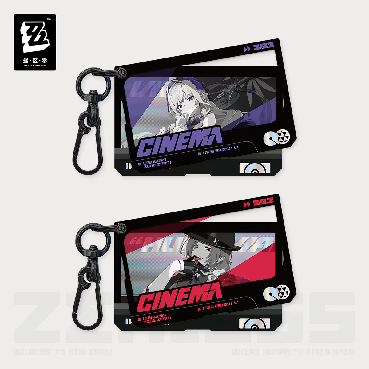 ZZZ Mockingbird Cinema Double Acrylic Keychain